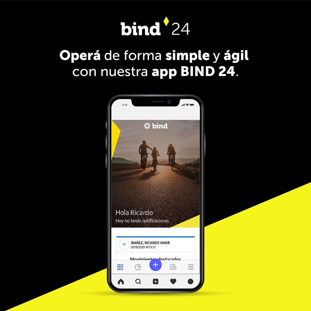 arielsbdar's tweet photo. 👋 Alejandro!

Contas con la ayuda de @bindARG, BANCO con +90 años de historia, referente de tecnología e innovación en todo LATAM y dispuesto a ayudar a abrir miles de cuenta de manera 100% online con todos estos servicios activos👇🏻. 

https://t.co/HnBOyHm7QC

cc @vafacu https://t.co/xcqts5WbzZ