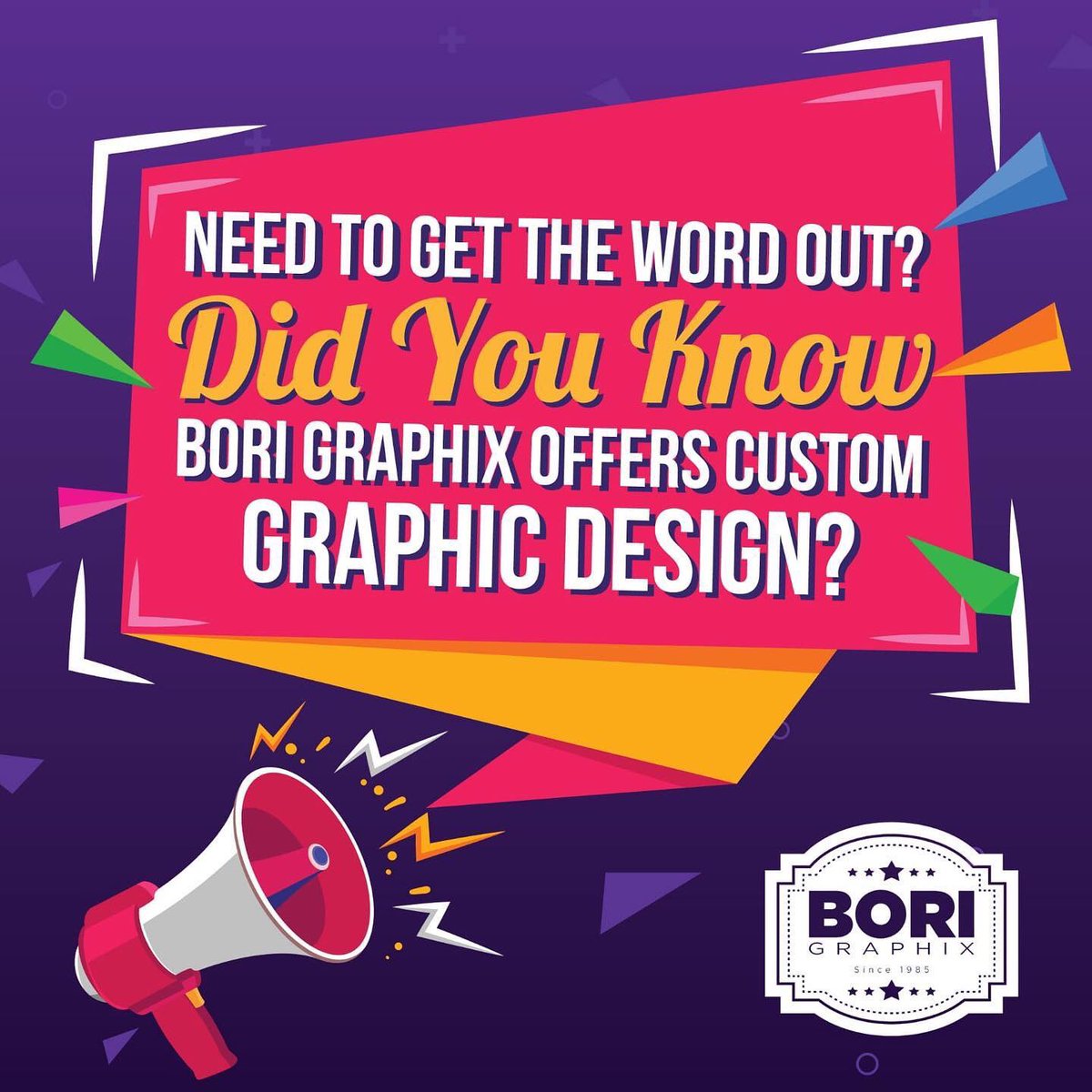 🔊REMINDER:: If you’re in need of any special projects you don’t have to leave your house! Just email us and one of our designers will work with you from #SafeAtHome 📧 borisigns@aol.com #smallbusiness #socialdistancing #wereallinthistogether
