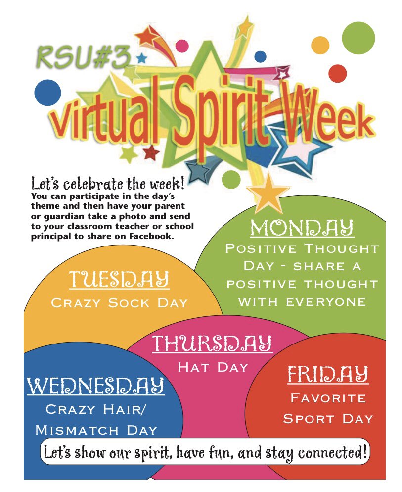 #RSU3forME #RSU3CARES #SpiritWeek