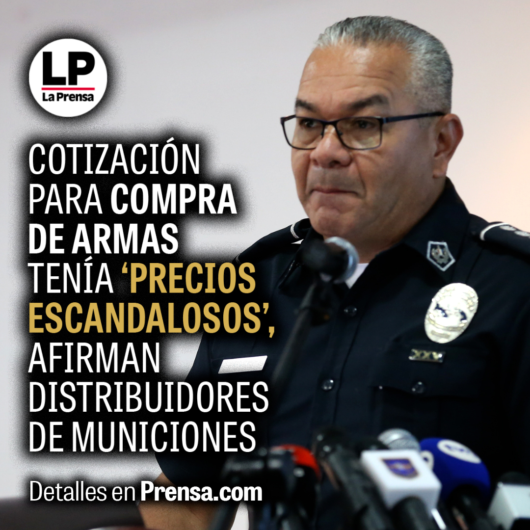 prensacom's tweet photo. El Ministerio de Seguridad Pública tomó la decisión de cancelar la contratación directa por $7.1 millones para la compra de municiones, gas lacrimógeno y peperballs. Lea todos los detalles en https://t.co/655VEEF2um https://t.co/oniDrl1Hqd