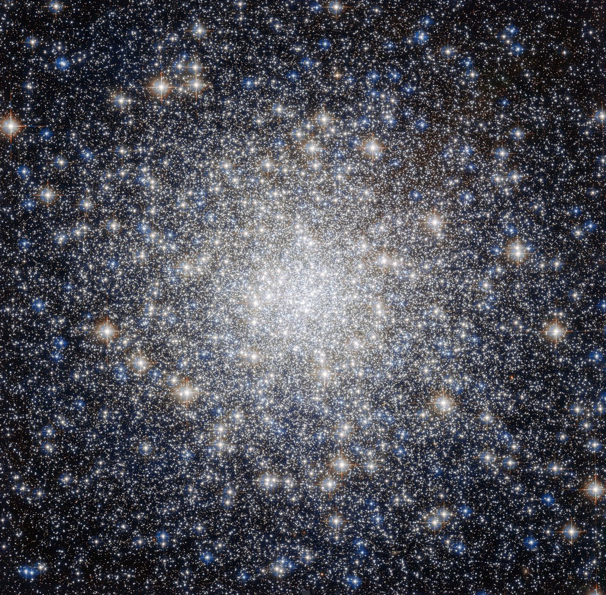 Messier 92 is an ancient globular cluster in the constellation Hercules. Stunning, though often overlooked because of nearby M13.Credit: ESA/Hubble, NASA Acknowledgement: Gilles Chapdelaine