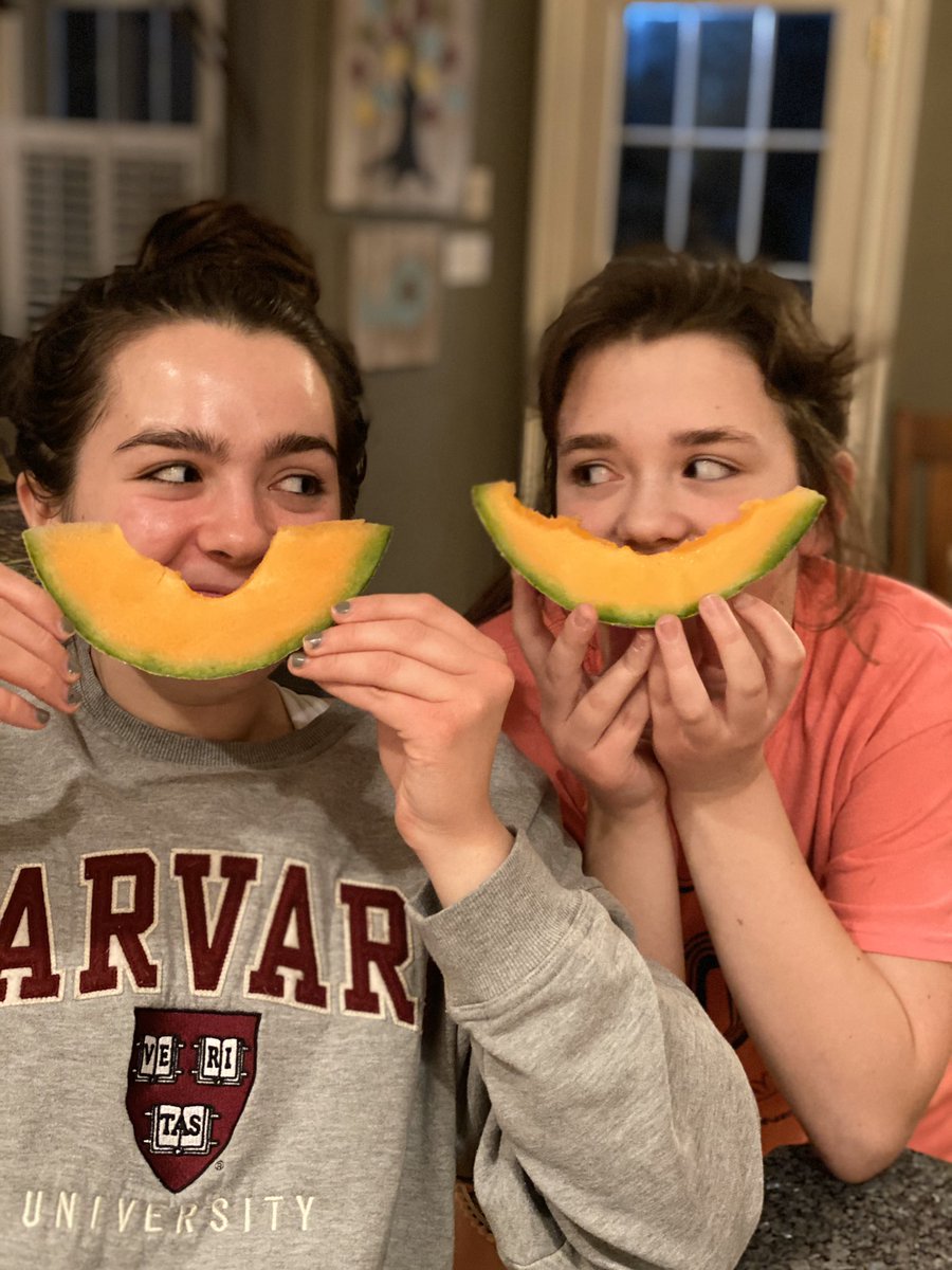 JKMurf's tweet photo. #MurphyDiaries Two weeks of remote learning under our belts. We are SO HAPPY that spring break started today! #Sisters #SpringBreak2k20 #CoronaHomeStayDay14 https://t.co/foQpF2gJxj