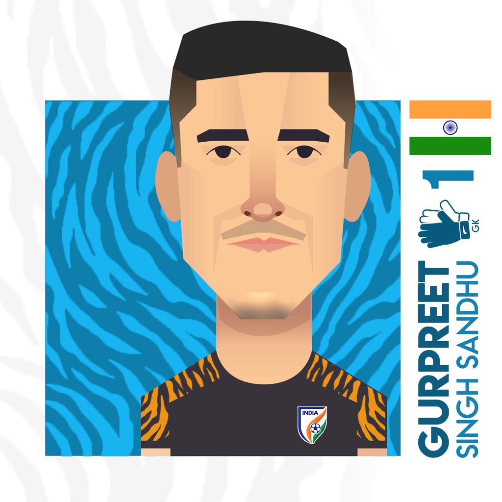 RolanGomes19's tweet photo. This is a tribute to my idol and the player I respect the most for the determination and hardwork he shows on and off the field. @GurpreetGK paaji, you're an inspiration! Thank you for being #OurGuardian
#HamaraPyaraBurjKhalifa #TheGuardian #GreatWallOfIndia #IndiaKaNo1 https://t.co/xdHuik3R62