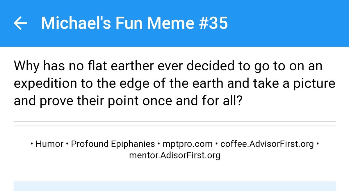 michaelpthomas's tweet photo. Michael's Meme #35 

#mptpro #humor #fun #joke #funfacts #showerthoughts #deepthoughts #jokeoftheday #comedy #amusing #profoundepiphanies https://t.co/5BClbz1uK3