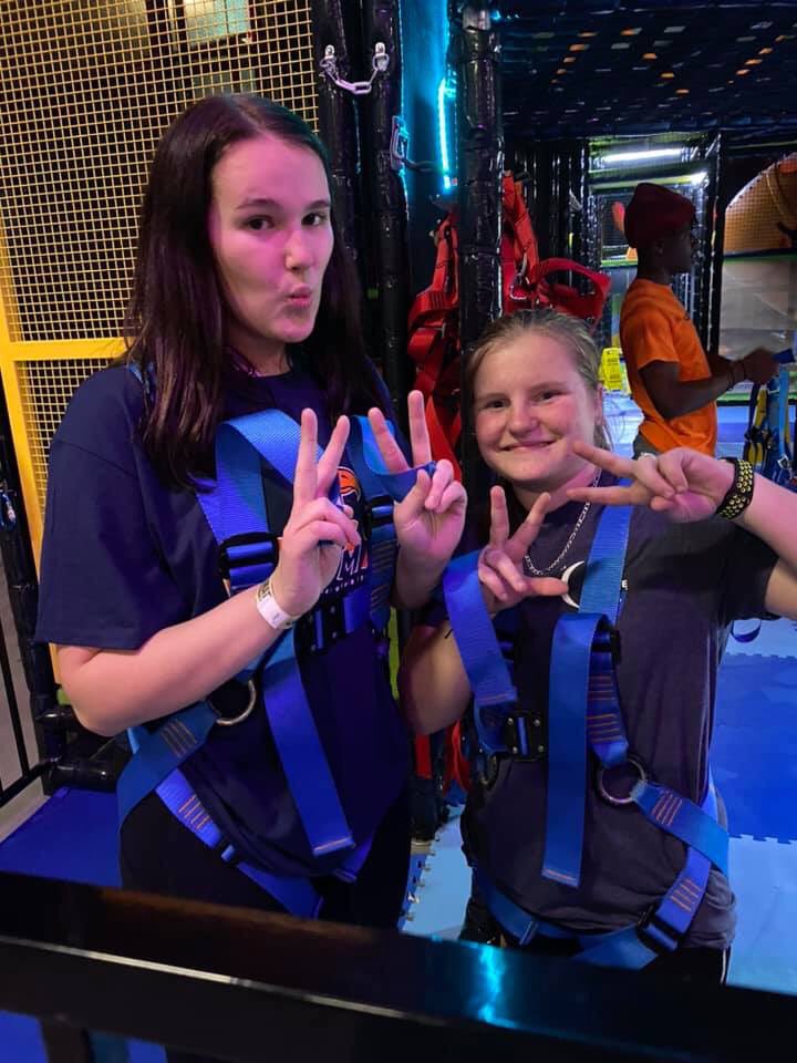 UnitedChurchTLH's tweet photo. Since we can’t be together physically right now, #throwback to our youth, college &amp; young adults enjoying themselves at #UrbanAir earlier this year. They laughed together, conquered the ropes course, the sky ride, the warrior zone, and fought at the battle zone. They had a blast! https://t.co/df800DfVcd