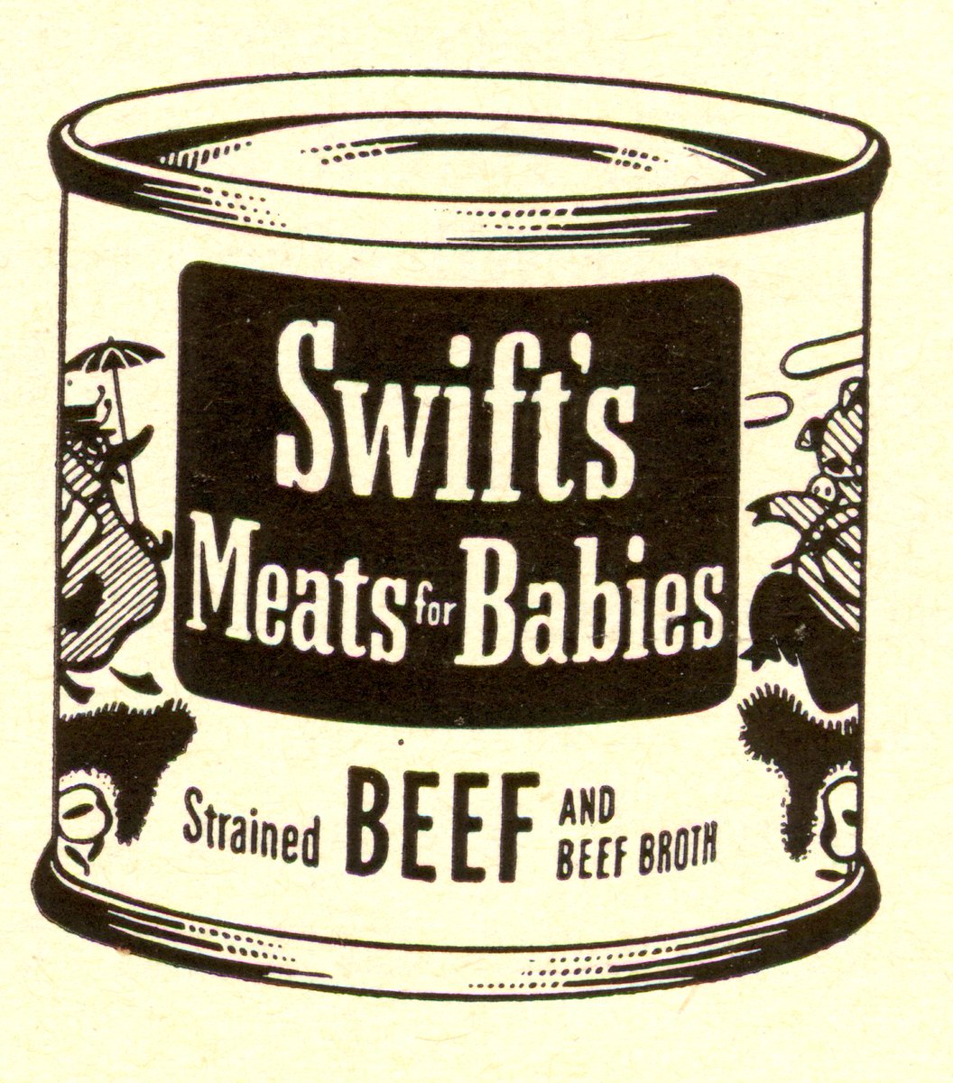 While picking up canned goods for surviving the Apocalypse, be sure to grab enough cans of *checks notes* Baby Meats! *checks notes again* I mean Meats For Babies! Which is totally normal and not made of babies!