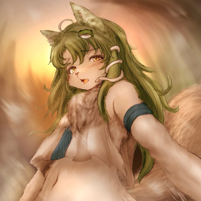 ケモ早苗さん
少しだけ色の塗り方変えてみました 