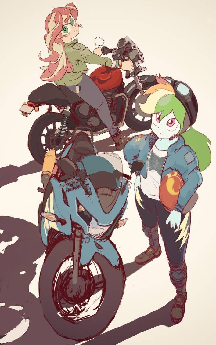 Bad girls rolling out.
(deviantart.com/cottonbudfilly…)
#Brony #EquestriaGirls