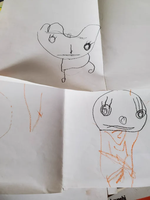 保育園の頃の絵wwwこれね、母親らしいw 