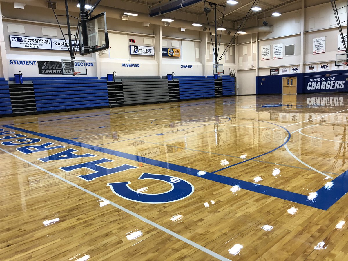 New floor is poppin!  Can’t wait to fill this place up again. Miss you Charger Nation!!