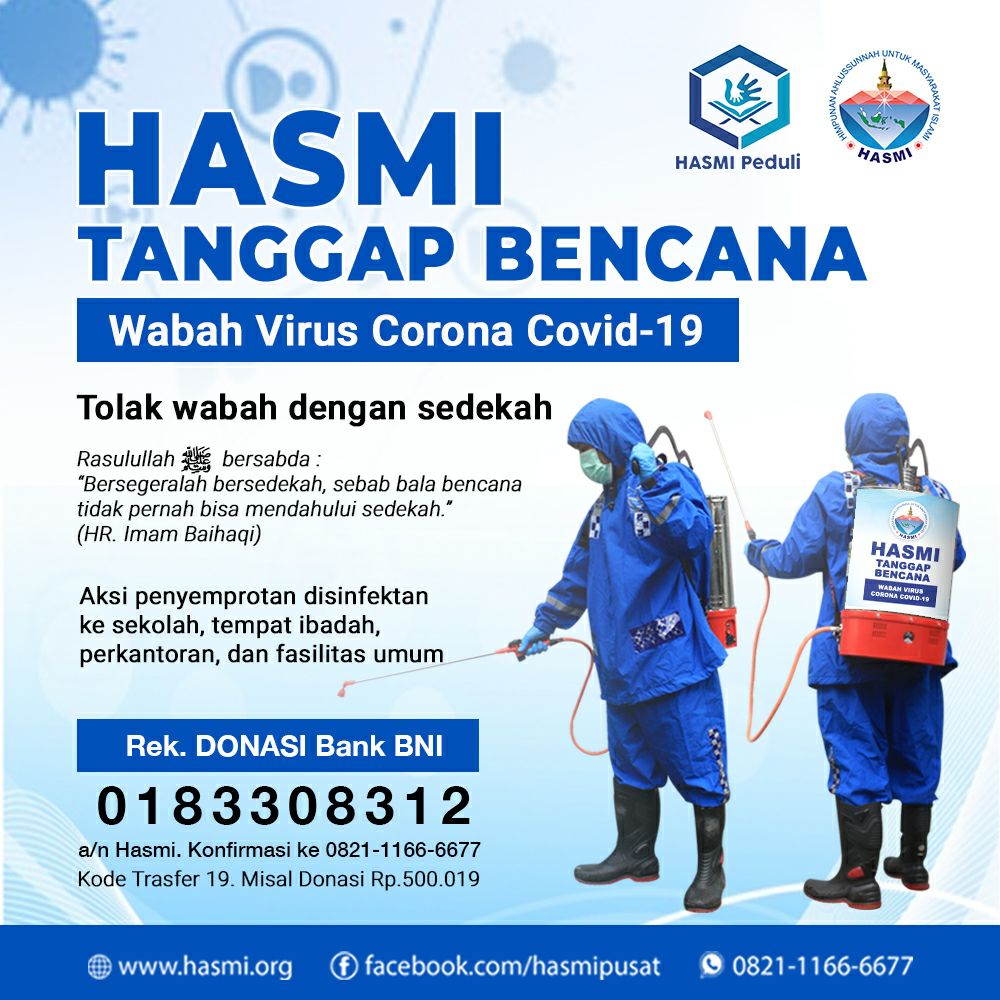 MaMurodih's tweet photo. Bismillah.
Hasmi tanggap bencana.
#subhanallah #viruscorona #corona #covid19 #stayathome #diamdirumah #socialdistancing #hasmi #hasmidepok #gardahasmi #hasmipeduli https://t.co/ZFpVBOAj0c