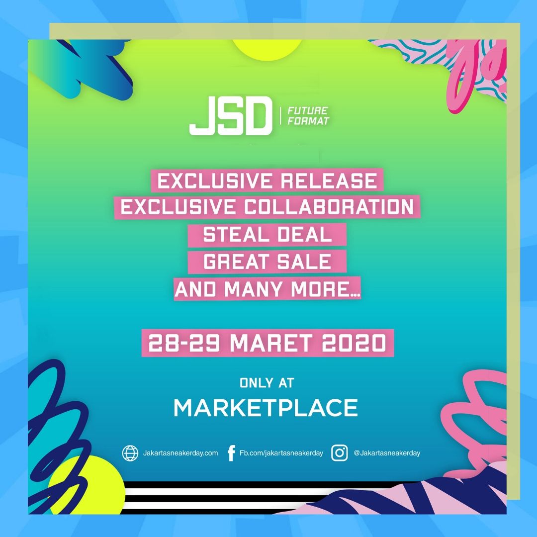 884GlobalRadio's tweet photo. Kabar gembira! Menyiasati merebaknya wabah COVID-19, @jakartasneakerday menghadirkan program #JSDFutureFormat, program berbelanja online streetwear dan fashion incaranmu mulai tanggal 28-29 Maret 2020 melalui platform belanja online Tokopedia

JSD Future Format
only at Tokopedia https://t.co/dtDcUe9BSA