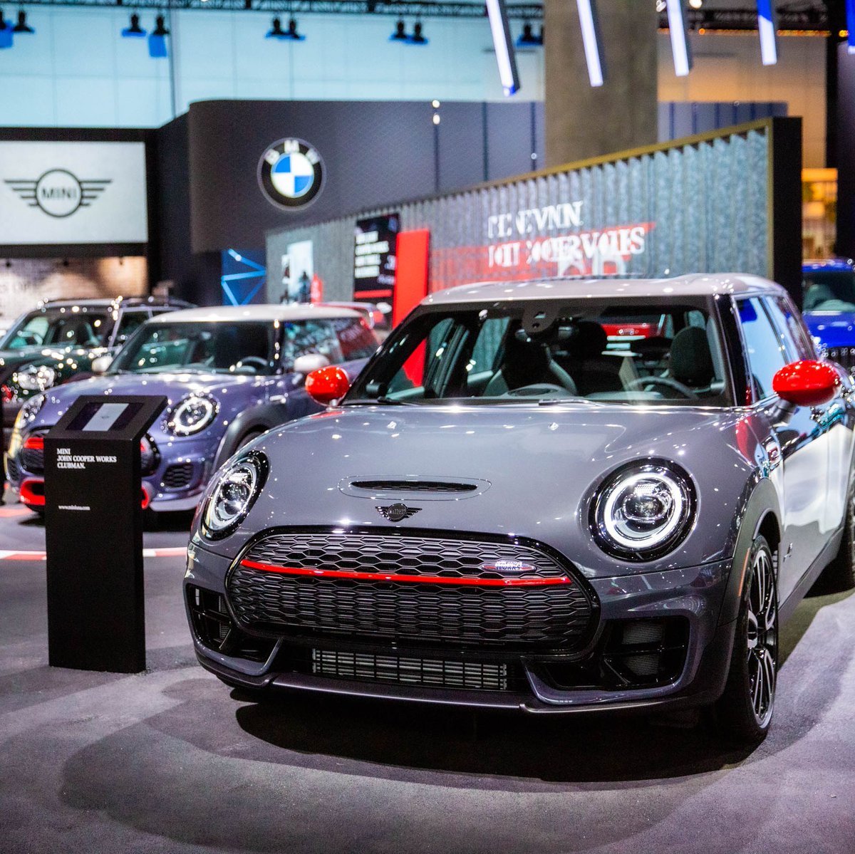 LAAutoShow's tweet photo. Might be a @MINI but it's got big attitude 💪 Love this #MINI #JohnCooperWorks from the 2019 #LAAutoShow #ForTheDrive https://t.co/H0UIwgicvM