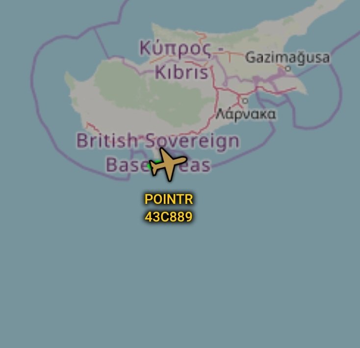 is_keelu's tweet photo. British Army 
Thales Watchkeeper WK450 #UAV 
Spotted off the coast of #Cyprus 

#POINTR #43C889 #Drone https://t.co/Kk0ilkR1J6