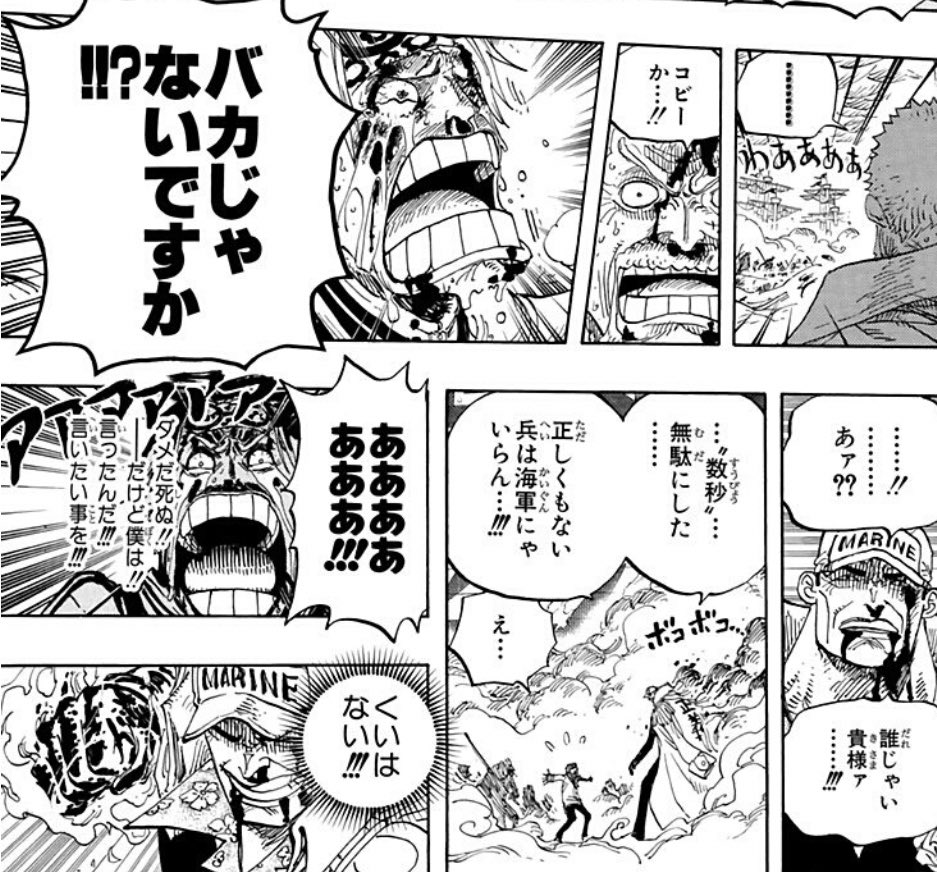 えむえむ コビーとか言う序盤から頂上決戦までの間にルフィより身長高くなって見聞色身につけた才能の塊くん好き