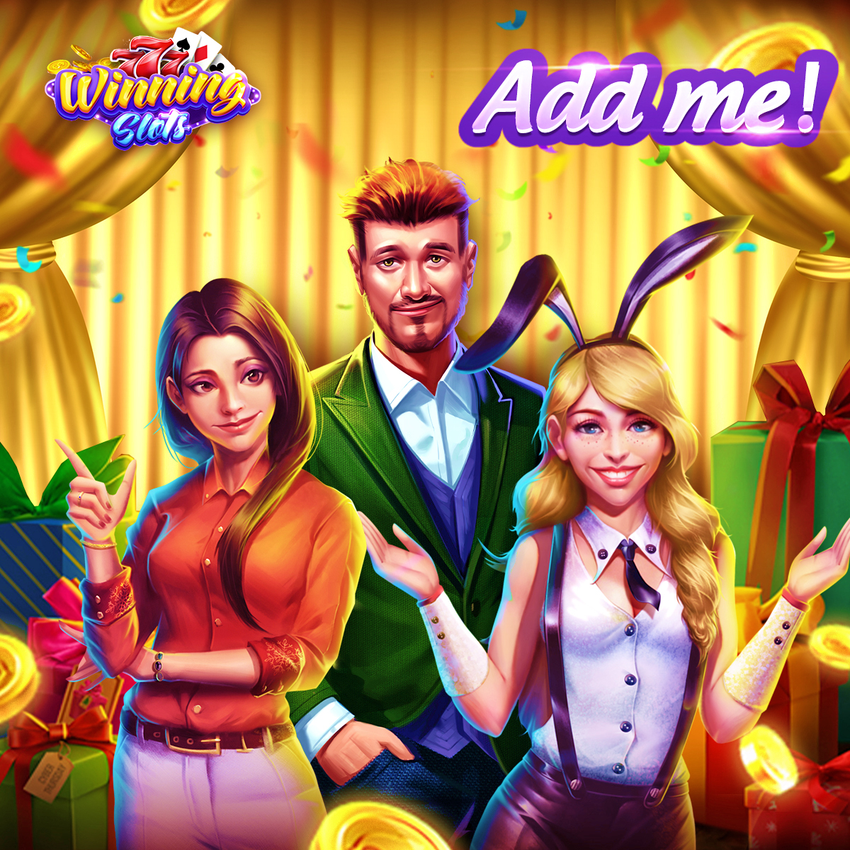 winning_slots's tweet photo. Are you a loyal daily gifter? 
100,000,000 FREE COINS from :https://t.co/qBmivqsVhO
 #WinningSlots  #gamedev #mobilegame #mobiledev   #indiedev #madewithunity  #coronavirus #COVIDー19 #StayAtHome #healthy 
#gamedev #indiedevhour https://t.co/4J5PvPZhh8