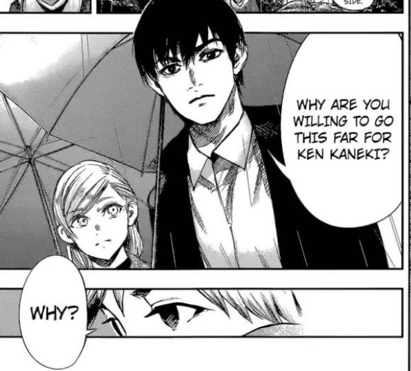 katsuk1s's tweet photo. friendly reminder that hide said he loved kaneki so easily. plus “do i need another reason?” as if it was nothing. he really said that. hide and kaneki soulmates. no one touch me im emotional https://t.co/rJ71ag0PXG