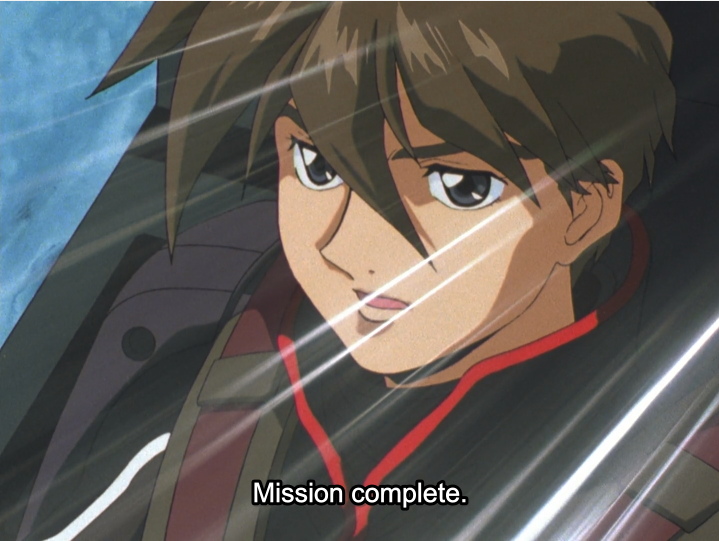 I admit, long ago, I had powerful feelings about Heero's "Mission complete." Now, I'm shocked how little send off they give the characters.And with that, we've finished Wing. All that's left is Endless Waltz.