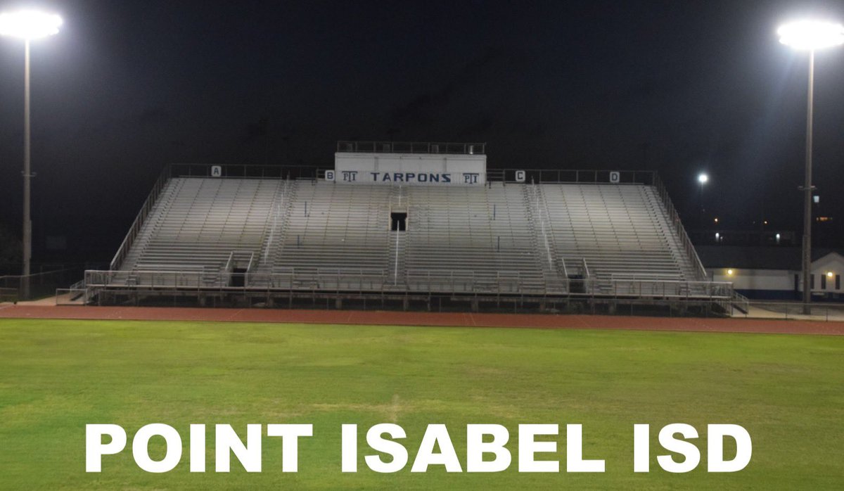.<a href="/PointIsabelISD/">Point Isabel ISD</a> lights are on. (Photo via PI Facebook page) #BeTheLight