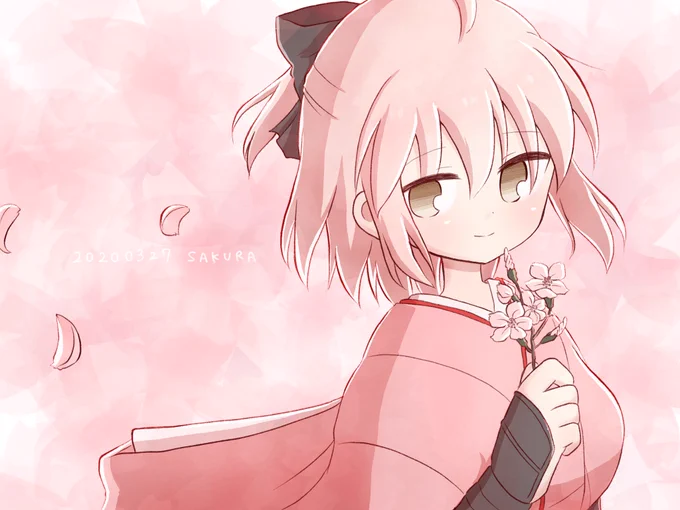 #さくらの日 と聞いて描きました 