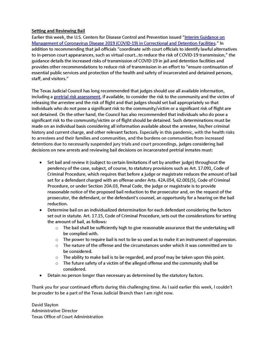 TxCourts's tweet image. Updated guidance #4 released for the Texas Judiciary in response to novel coronavirus (COVID-19) #TXCourts