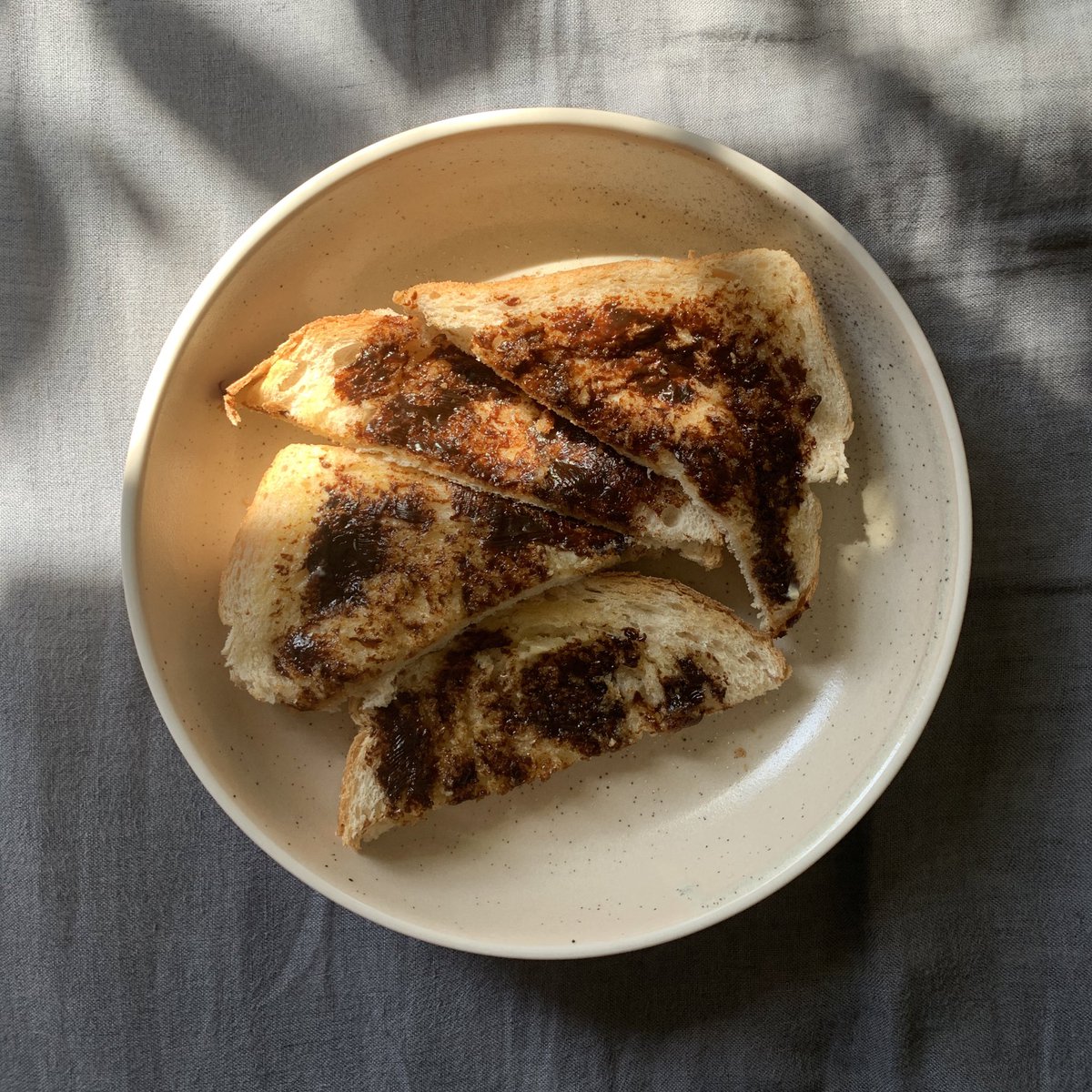 this is vegemite toast bc i did literally exactly what i said yesterday and forgot that food existed until 2.20pm bc i was too focused on Work. And they can’t all be winners