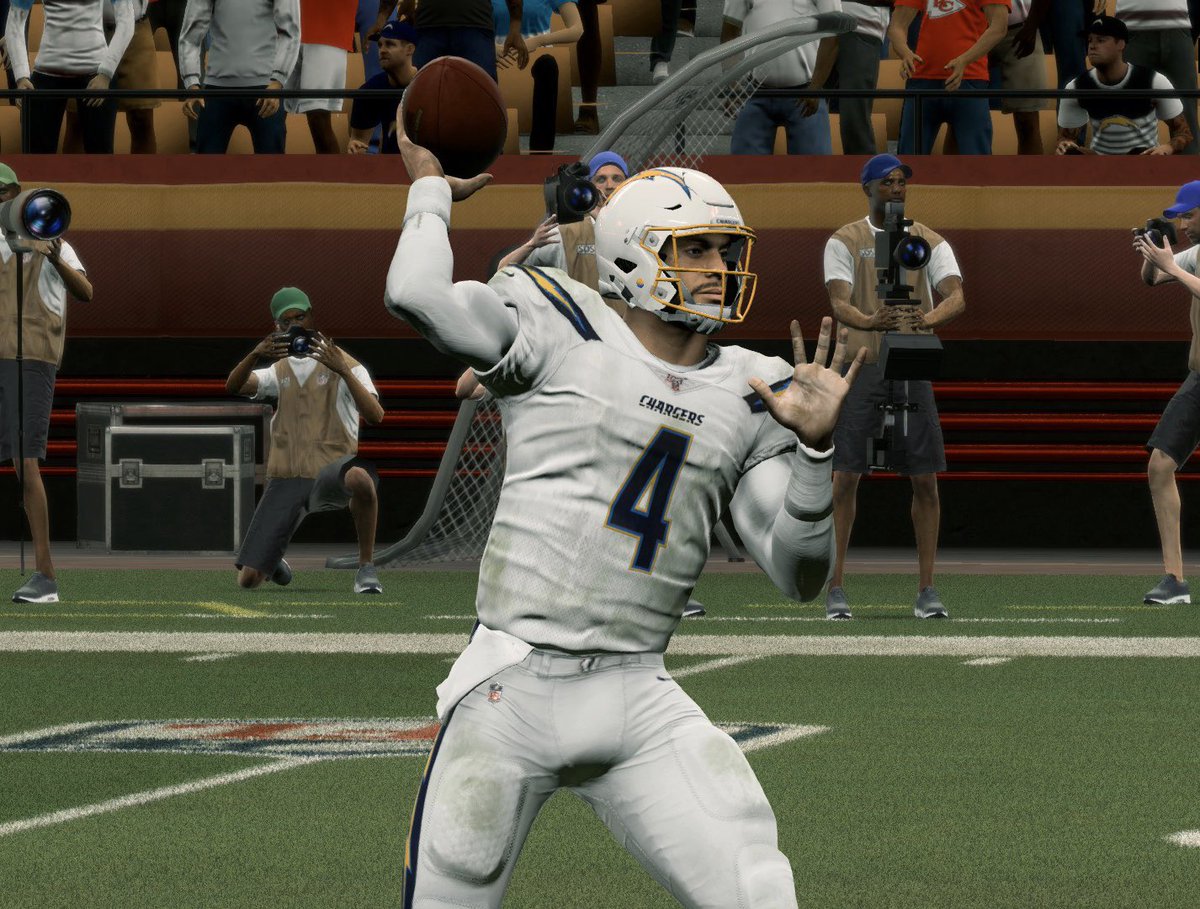 AJML_Chargers's tweet photo. DAK IS BACK!

QB1 makes his triumphant return to the tune of 263 yards and 3 TDs as we beat the Chiefs 37-27 on the road and reclaim the top spot in the AFC West!

#BoltUp
@AJML_Network https://t.co/1P3heJWyGh