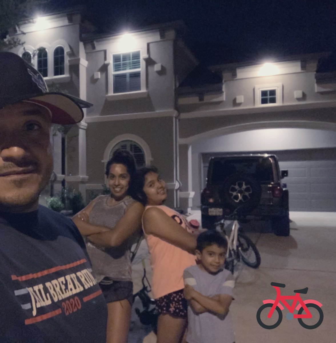 jazhelm11's tweet photo. A lot of bike rides these days to burn off energy during this quarantine! Blessed to have such wonderful kids and an amazing hubby! #qualitytime #ACEcubs https://t.co/m053FkNeQI