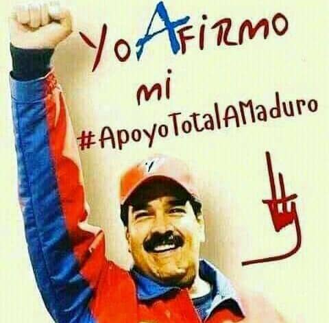 Digan lo que diga No discuto más yo <a href="/lalosorio/">Lalo Osorio</a> estoy con #Nicolas 
.
.
<a href="/NicolasMaduro/">Nicolás Maduro</a> 
<a href="/dcabellor/">Diosdado Cabello R</a> 
#LealesSiempreTraidoresNunca 
#NicolasMaduro