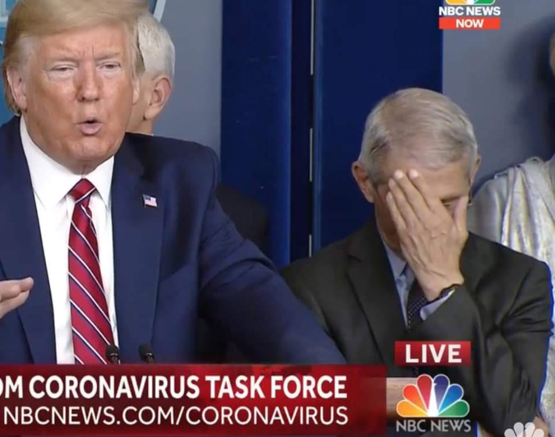 HauntYourCEO's tweet photo. Oh hi, Science! Welcome to hell. We are all Dr. Fauci. #usaCoronavirus #CoronavirusPandemic #ScienceMatters #usanumberone https://t.co/FM2xuOgJc3