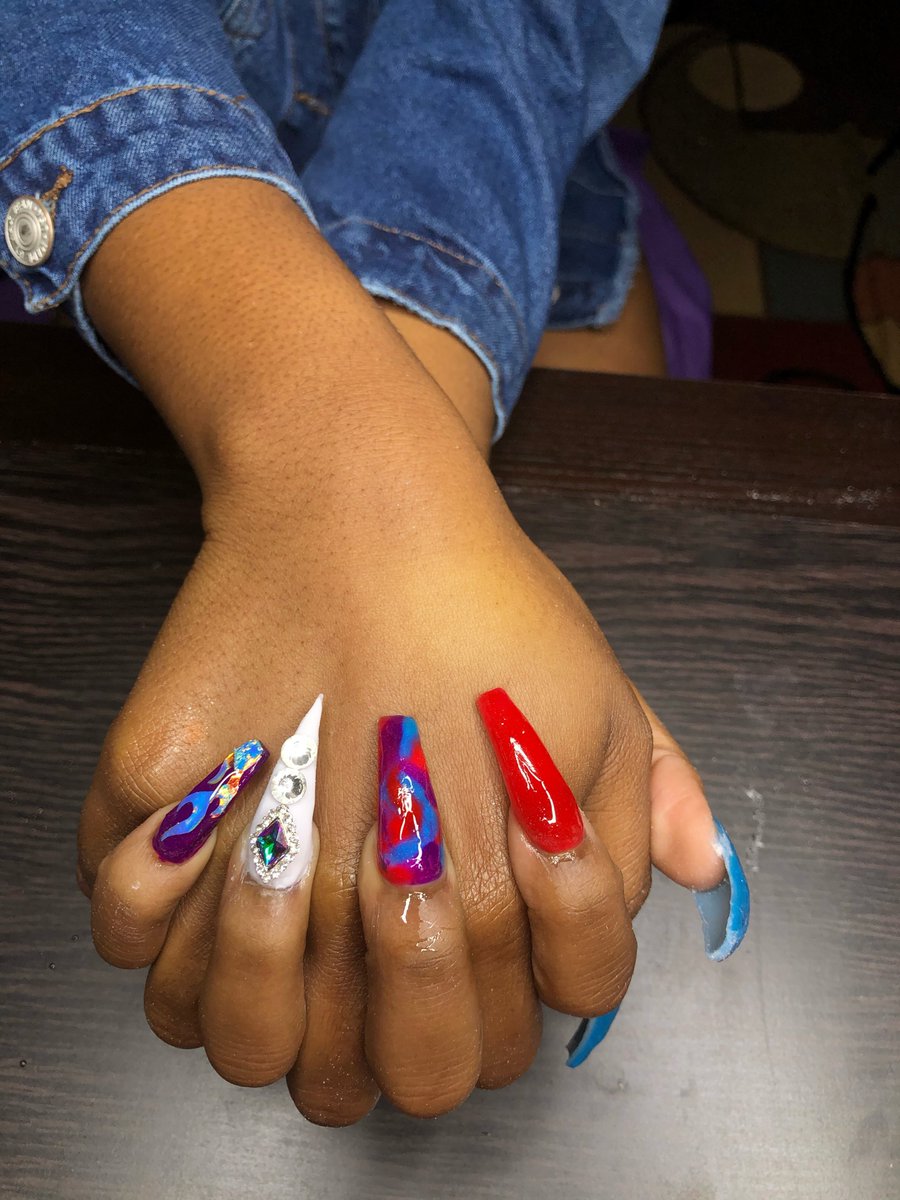 TippedByFusion's tweet photo. Follow @TippedByFusion on Ig for affordable sets !
#longnails #acrylicnails #georgiastateuniversity #explorepage #coffinnails #blacknailtech #atlantanails #downtownatlanta #likeforlike #freestyleset #mediumnails #coffinnails #stilettonails #kennesawstate https://t.co/4XiAzLMCam