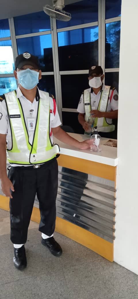 Very proud of the <a href="/UoNMalaysia/">University of Nottingham Malaysia</a>'s Cleaning and Security colleagues, who are working hard to keep the campus safe and clean whilst it is closed due to the Restricted Movement Order.