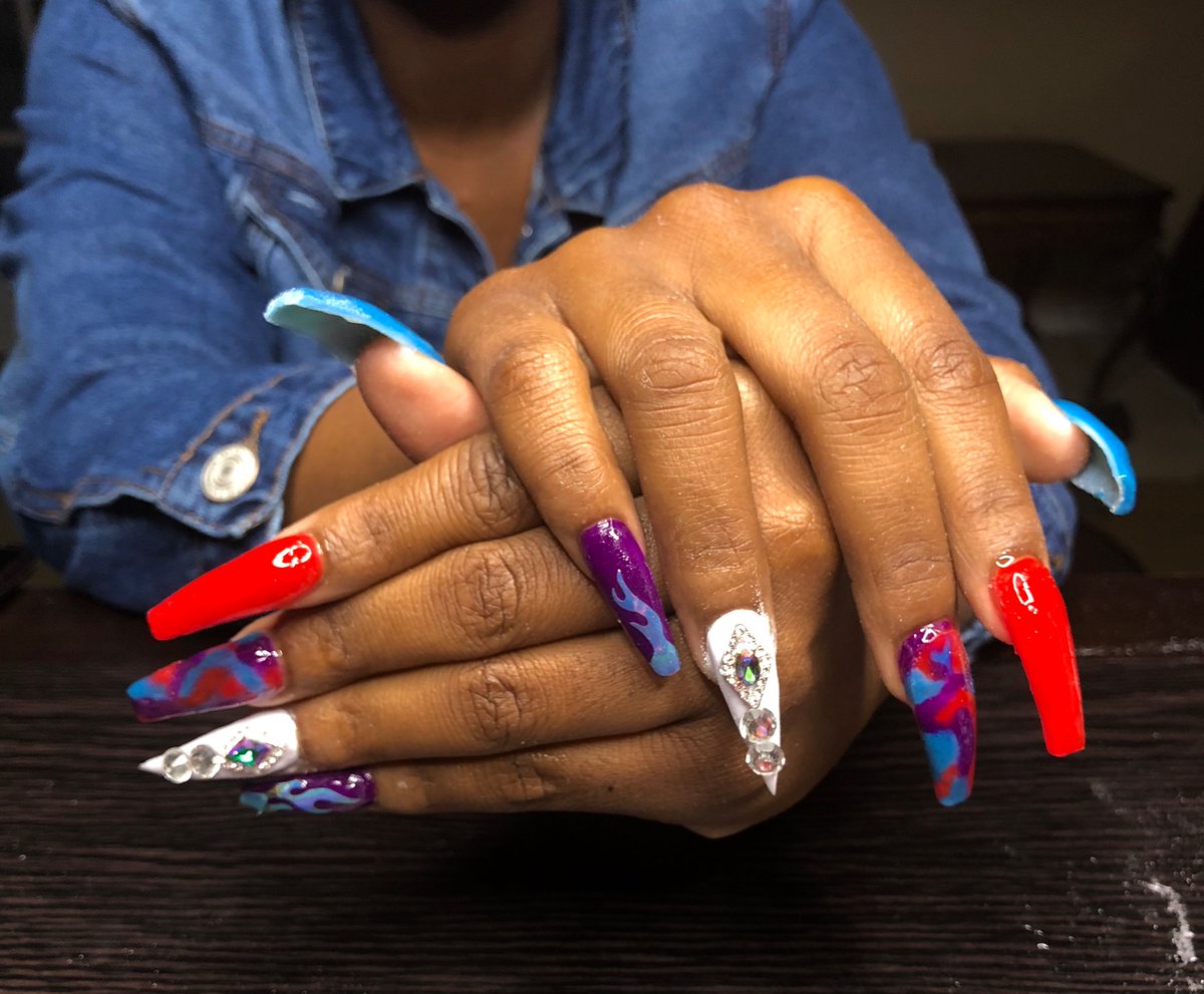 TippedByFusion's tweet photo. Follow @TippedByFusion on Ig for affordable sets !
#longnails #acrylicnails #georgiastateuniversity #explorepage #coffinnails #blacknailtech #atlantanails #downtownatlanta #likeforlike #freestyleset #mediumnails #coffinnails #stilettonails #kennesawstate https://t.co/4XiAzLMCam