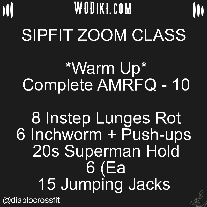 wodiki1's tweet photo. WOD 03.26 by @diablocrossfit https://t.co/duDyMxGtMQ
If you genuinely want something, don't wait for it -- teach yourself to be impatient. #crossfitkids #handstandpushup, #pistol, #vup, #sandbagshouldercarry https://t.co/dMCHcsEt0V