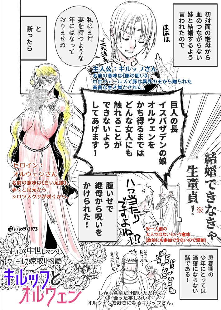 せっかくなんで推し国ウェールズの古典をダイマします。古典と言われると取っつきづらそうですが、80年代少年漫画みたいなノリの物語もあるんだぜ。国語の教科書の専門家の協力の元で読みやすく翻訳された本もございますので、お家生活のお供に読んでいただけると嬉しい。
https://t.co/DY3wW5yCM9