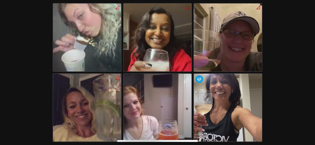 svitale77's tweet photo. Quarantined happy hour with my besties!  So blessed to have them in my life.  So much joy and laughter.  Loves these women. https://t.co/IePbeWRUIg