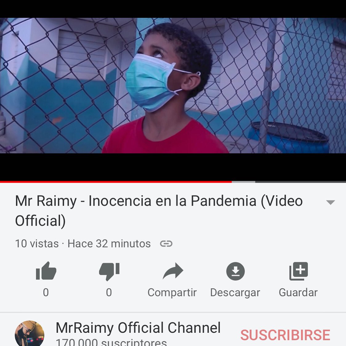 Ya esta en mi Canal MAÑANA a las 10:00 am , lo liberamos así que atentos ,Éste es un video muy emotivo basado en la pandemia que Arropa el mundo pero los más indefensos no tienen voz esta va por ellos...