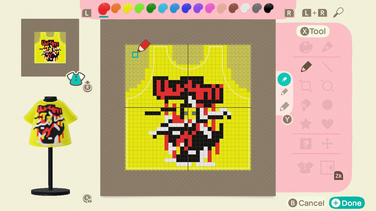 Snrub Lover You Can Import 32x32 Pixel Art Into T Co Cjolt9ghcu And Make Patterns Shirts Dresses Etc It Ll Create The Qrs T Co Fnluyqweew