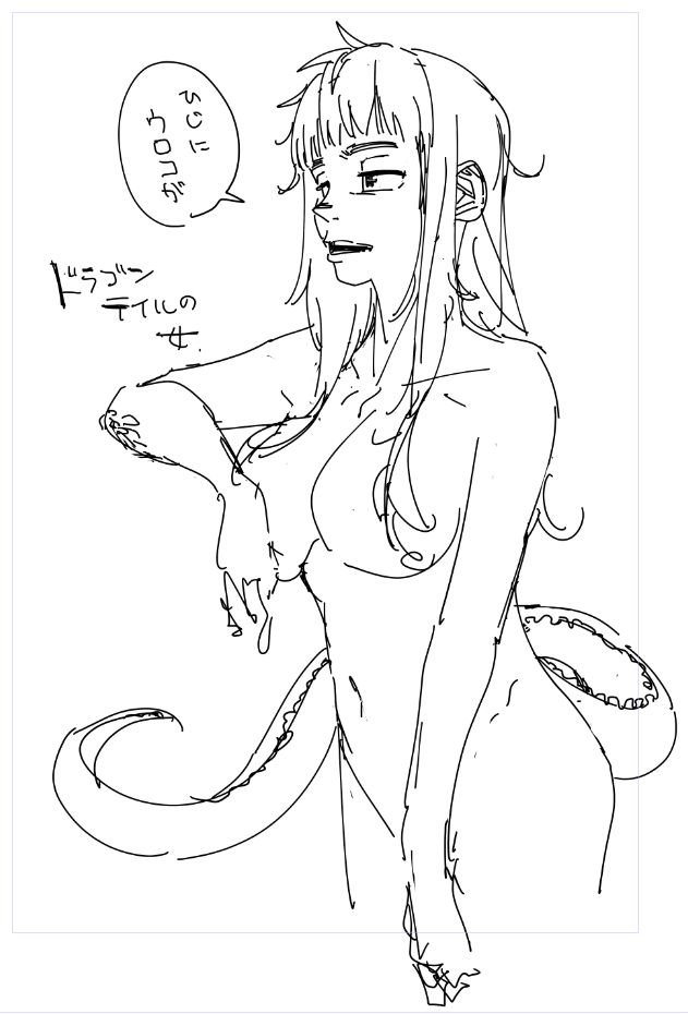 最近のラクガキから!一枚目と二枚目の魔族のおねーさんは人間界でルームシェアしててほしい。セルフカット失敗JKはあの犬の飼い主だろうなぁ。そういうの考えるのがすごく楽しい。 