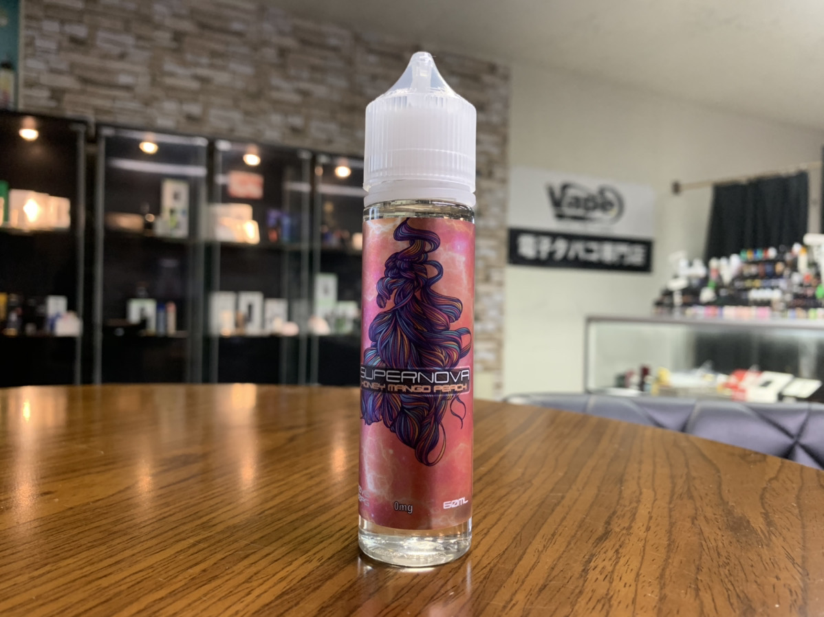 vapecollection's tweet photo. 【新商品情報】
カナダから新しくスーパーノヴァと言うリキッドが入荷しています。

・マンゴー＋ピーチ＋ハチミツのミックス
・抵抗値1.0Ω付近がバランス良く味わえる

よりスッキリ味わいたい時は爆煙セッティングも有りだと思います。
是非お試しください！

#柏 #電子タバコ https://t.co/XLrrfthIcy