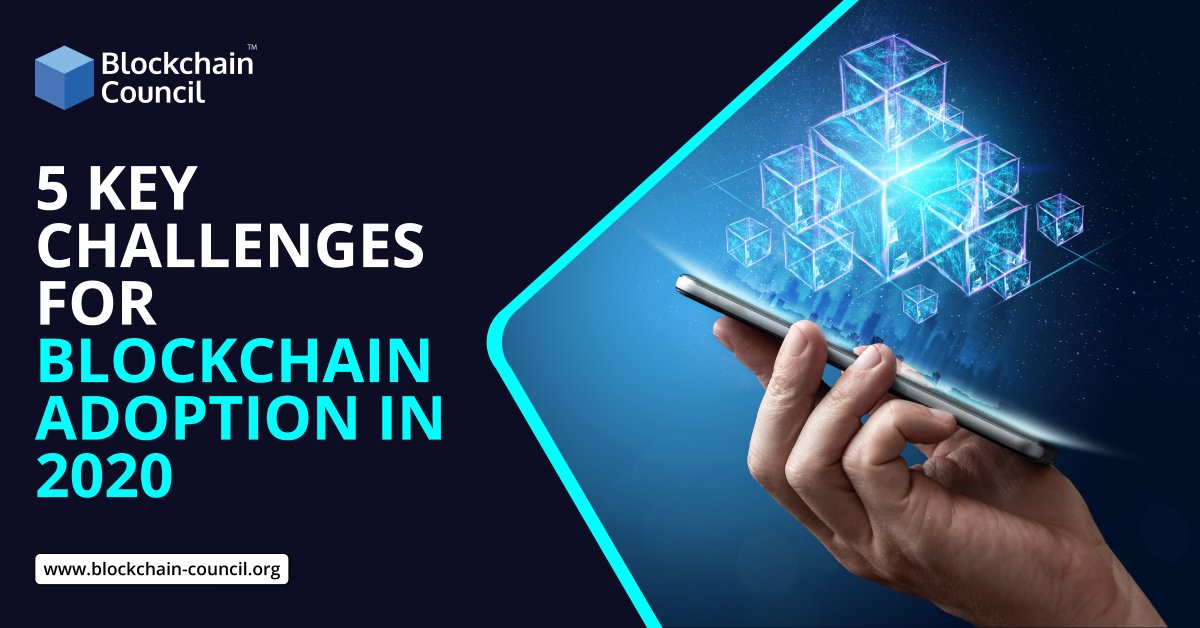 ECarler's tweet image. 5 KEY CHALLENGES FOR BLOCKCHAIN ADOPTION IN 2020
bit.ly/2vSf0df
#blockchaincertifications #blockchaintechnology #blockchaincprofessionals #blockchainonlinedegree #blockchain #blockchainexpert #blockchainchallenges