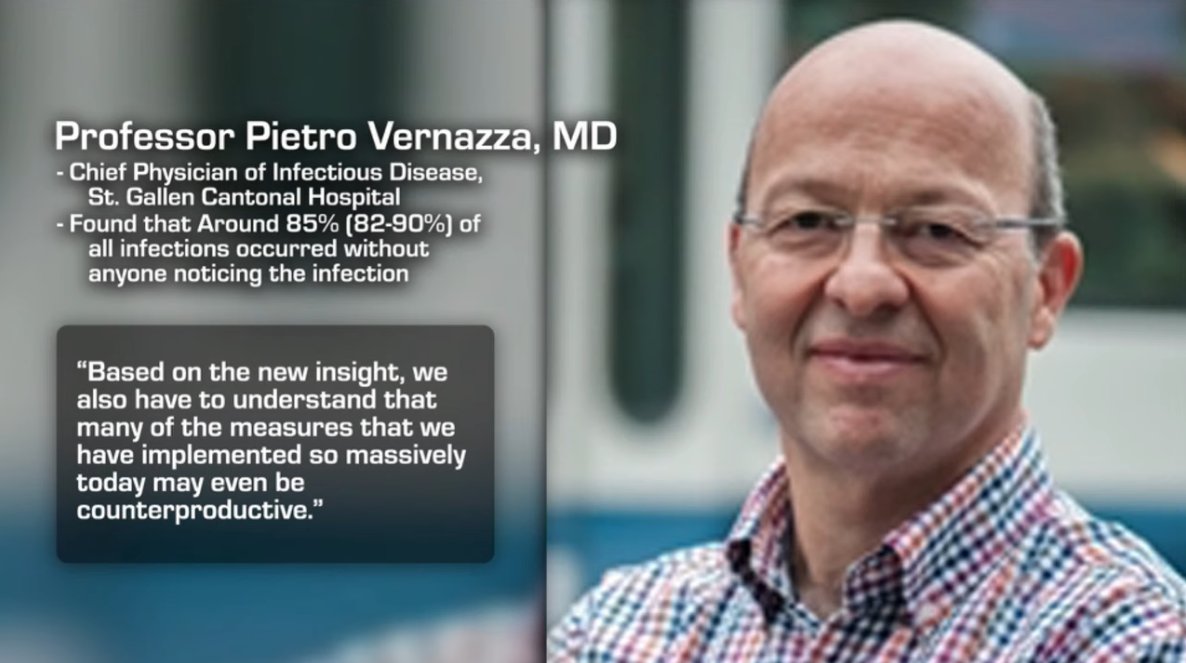 3/ Professor Pietro Vernazza, MD #coronavirusaustralia  #CoronaLockdown  #CoronaVirusHOAX