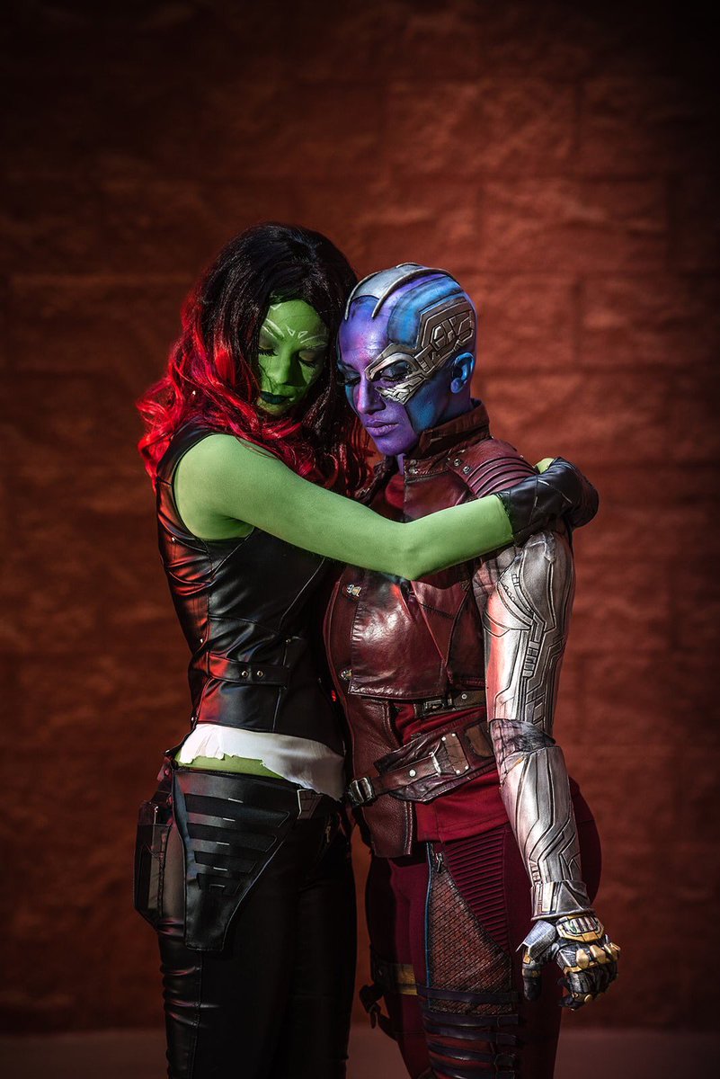 SaraMoniCosplay's tweet photo. See you on the other side sis

IG: saramonicosplay
Nebula is @TheAmberSkies 

#cosplay #gamora #nebula https://t.co/iYfeEOAdDH