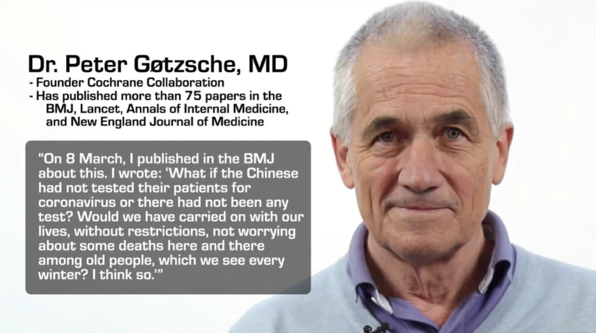 11/ Dr. Peter Gøtzsche, MD #coronavirusaustralia  #CoronaLockdown  #CoronaVirusHOAX