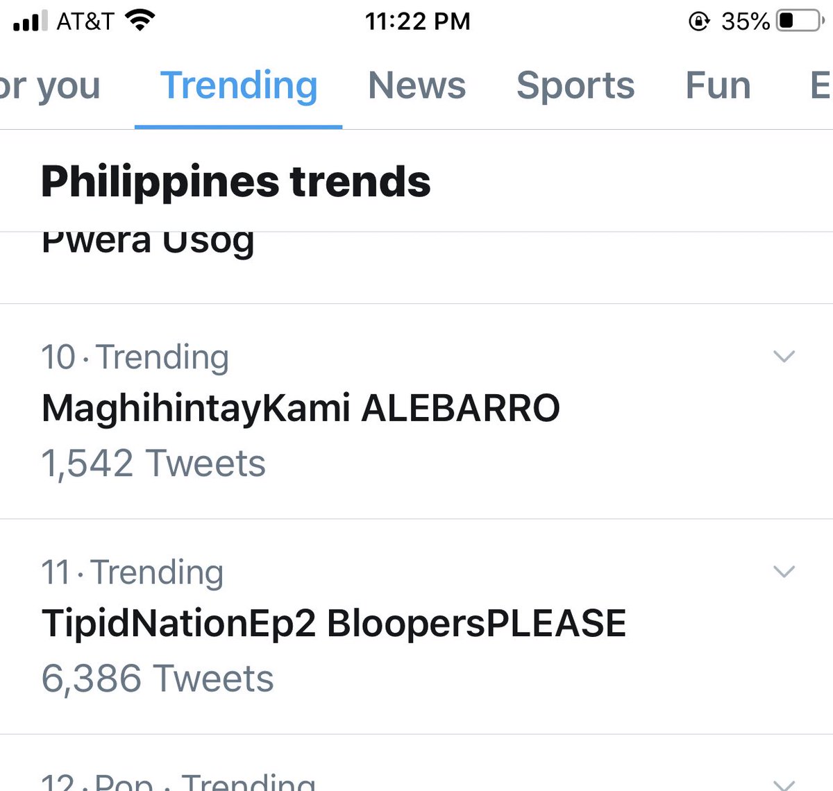 leah05786584's tweet photo. At number 11 now

TipidNationEp2 BloopersPLEASE https://t.co/hUhEDruRdq