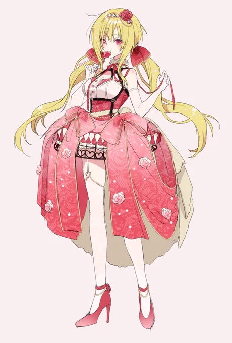 Cu全振り衣装のお嬢様 