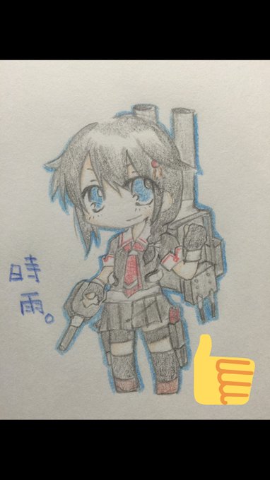 だいぶもちもちしたなぁ(〃ω〃)
あとアホ毛忘れてるのもポイント←
#このタグを見た人は推しの初描きと現在の絵を載せる 