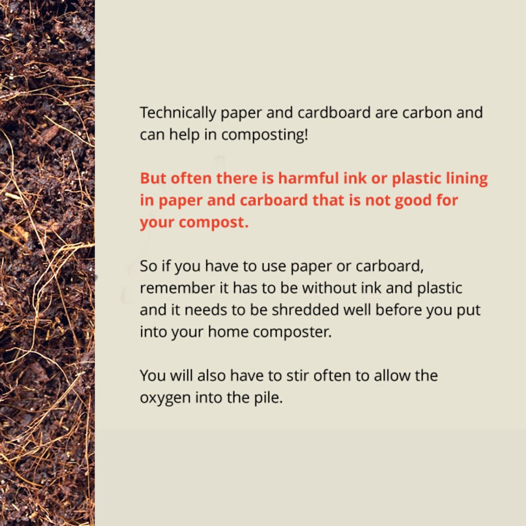 Compostwali's tweet photo. Share your email id so we can update you when Remix is available again. In the meanwhile,
|use shredded paper, cardboard as carbon source |aerate your pile well |sprinkle diluted buttermilk
#HappyComposting
#staysafe #compostwali #compostathome #composting #compostingtips https://t.co/tlqyMXkCtO