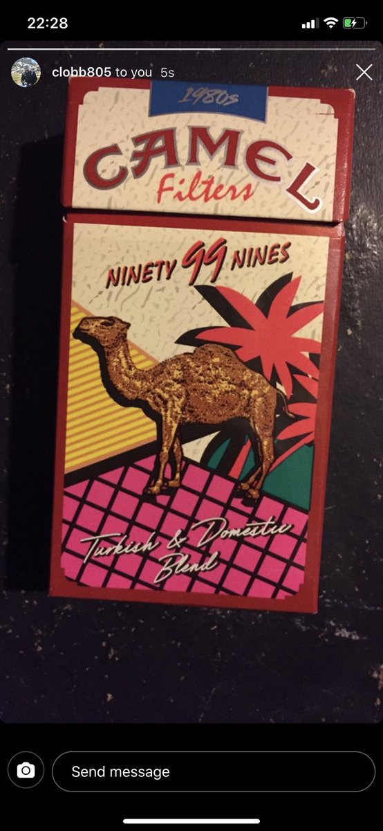 Benfts's tweet photo. If I still smoked I’d totally buy these just for the sexy #retro #synthwave style artwork https://t.co/s0HeAu0Q3W