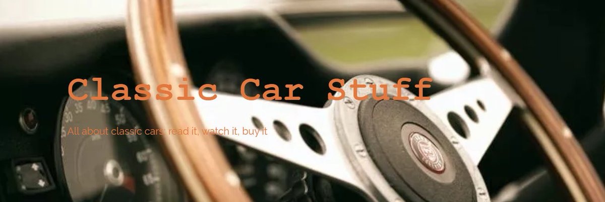 Coming soon: new website.  Bringing together news, articles, events, experiences and services across the classic car sector.